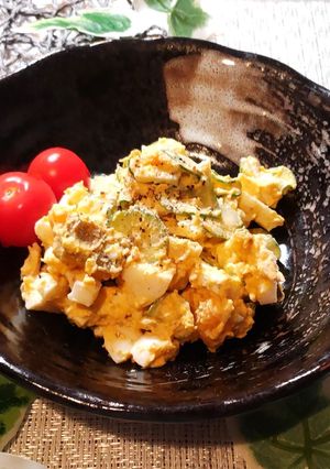 余ったかぼちゃの煮物でデリ風サラダ-レシピのメイン写真
