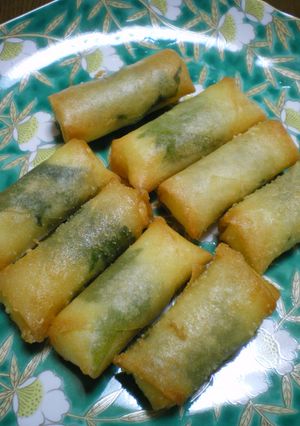 チーズ＆しその包み揚げ-レシピのメイン写真
