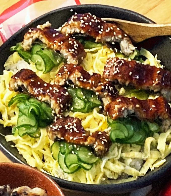 アメリカ🇺🇸鰻と胡瓜の夏ちらし寿司-レシピのメイン写真