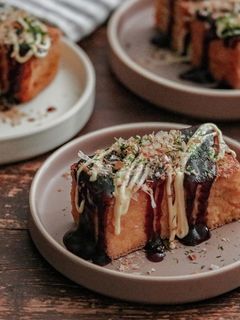 お好み焼き風厚揚げ-レシピのメイン写真