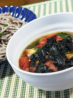 10分で完成!ごま油香る♡夏野菜ざるそば-レシピのメイン写真