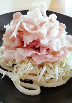 お鍋1つで冷やし肉うどん-レシピのメイン写真