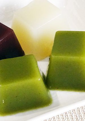 【粉末茶入り】緑茶風味の水ようかん-レシピのメイン写真