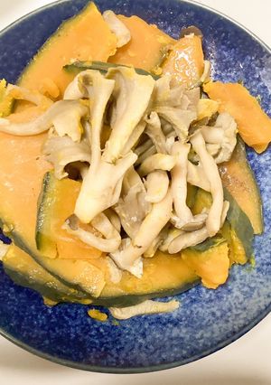 かぼちゃと舞茸の醤油バター-レシピのメイン写真