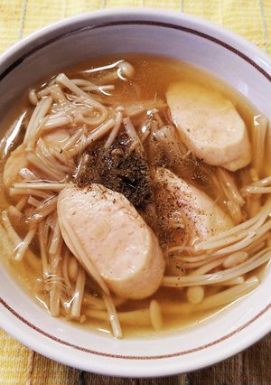 ランチに❁ ウインナーと えのきのスープ-レシピのメイン写真