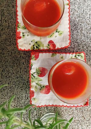 トマトジュースでトマトゼリー-レシピのメイン写真
