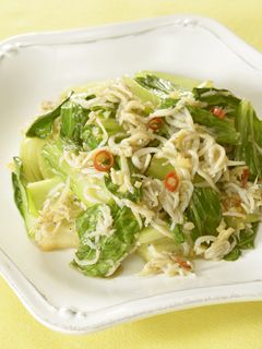 しらすと青梗菜の中華炒め-レシピのメイン写真