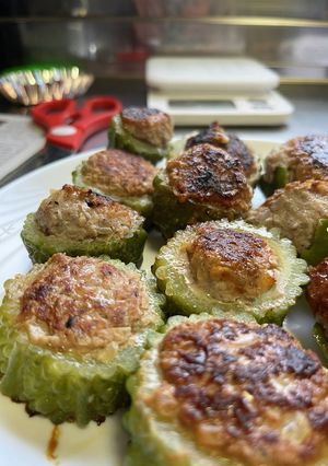 ゴーヤの肉詰め-レシピのメイン写真