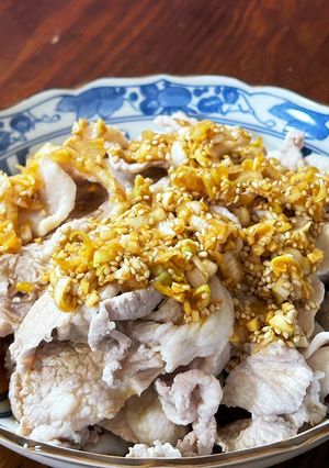 香味野菜でさっぱり！ゆで豚の香味ソース-レシピのメイン写真