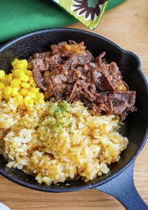簡単！プロのビーフガーリックライス-レシピのメイン写真