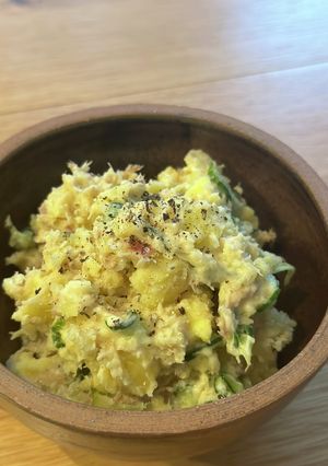 さつまいもとツナのポテトサラダ-レシピのメイン写真