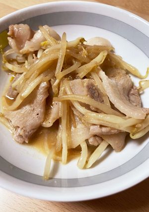 豚バラもやしの味噌炒め-レシピのメイン写真