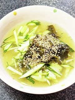10分で!きゅうりのさっぱり冷製スープ-レシピのメイン写真