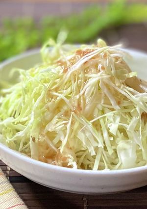 やみつき!梅ダレキャベツ-レシピのメイン写真