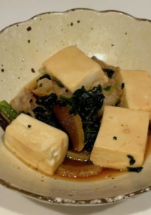 レンジで簡単！肉豆腐-レシピのメイン写真