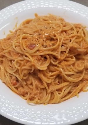 蟹パスタ-レシピのメイン写真