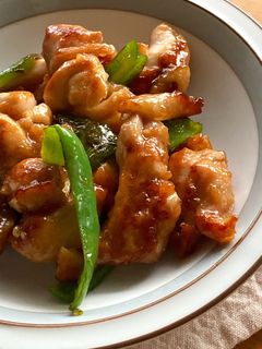 *材料2つ*食感やわらか*鶏肉青椒肉絲*-レシピのメイン写真