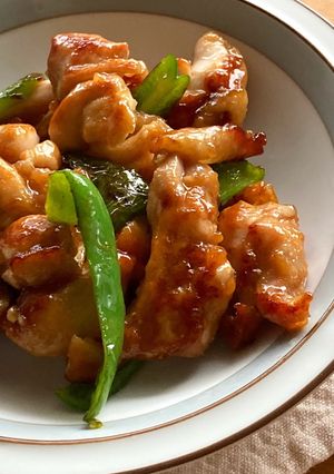 ＊材料2つ＊食感やわらか＊鶏肉青椒肉絲＊-レシピのメイン写真