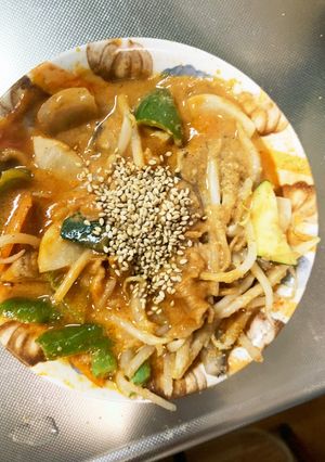 レンジ簡単きな粉トマト生姜焼味甘酢酢豚-レシピのメイン写真