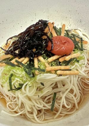 リアル3分クッキング!お茶漬け素麺-レシピのメイン写真