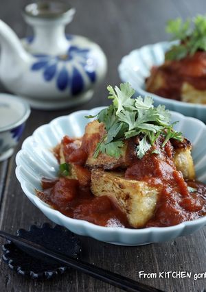 スパイスが決め手！エスニック揚げ出し豆腐-レシピのメイン写真