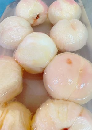 感動♡簡単♡桃のコンポート-レシピのメイン写真