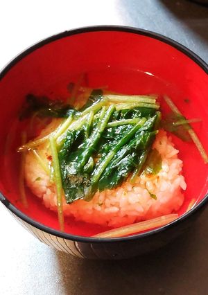 締めに最高!焼きおにだし茶漬け-レシピのメイン写真