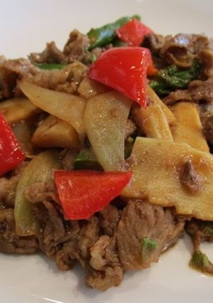 牛肉とアスパラの甘辛炒め-レシピのメイン写真