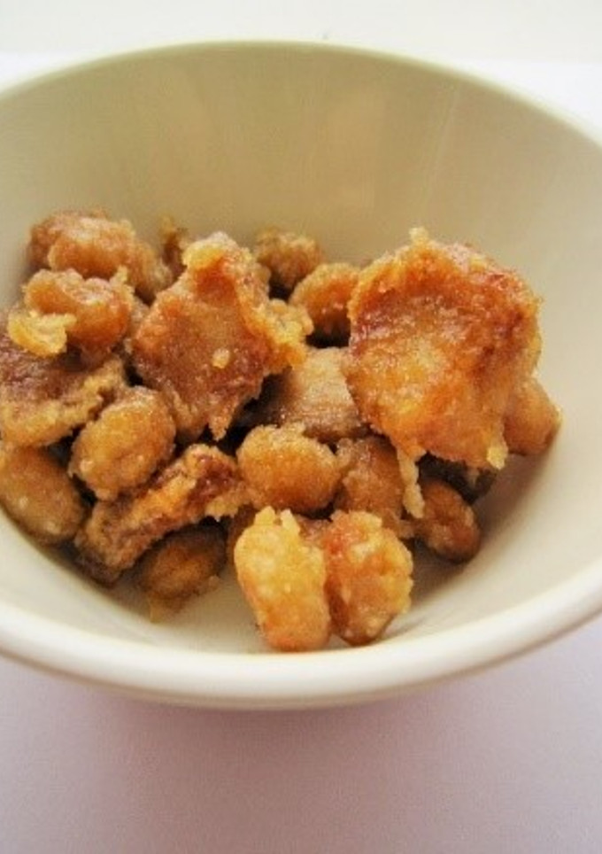 （学校給食）まぐろと大豆のみそがらめ-レシピのメイン写真