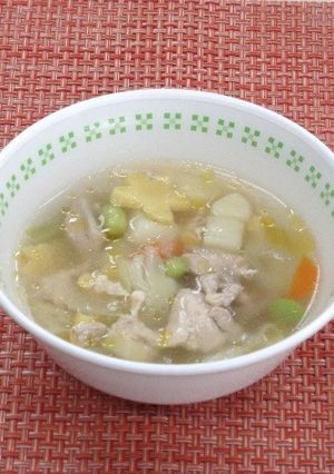 （学校給食）生姜コンソメスープ-レシピのメイン写真