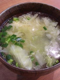 キャベツと玉子の中華スープ-レシピのメイン写真