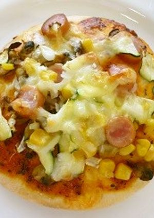 手作りピザ-レシピのメイン写真