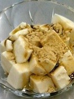 【保育園給食】豆乳寒の黒みつかけ-レシピのメイン写真
