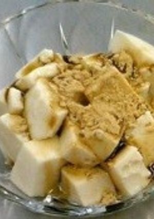 【保育園給食】豆乳寒の黒みつかけ-レシピのメイン写真