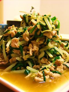 豚肉とにらのもやし炒め-レシピのメイン写真