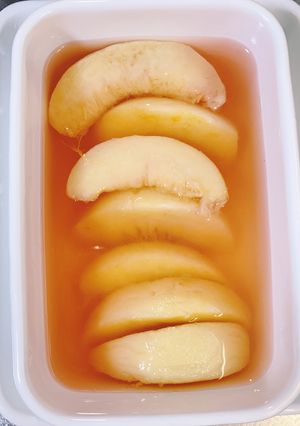 桃のコンポート〜シロップだけで簡単に-レシピのメイン写真