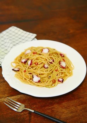 きざみ青じそ香る★タコのペペロンチーノ-レシピのメイン写真