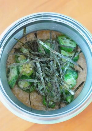 オクラとろろそうめん-レシピのメイン写真