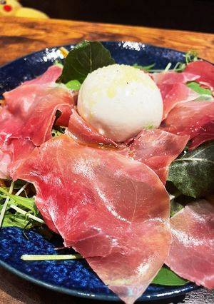 ☆簡単!生ハムと水菜とブッラータのパスタ-レシピのメイン写真
