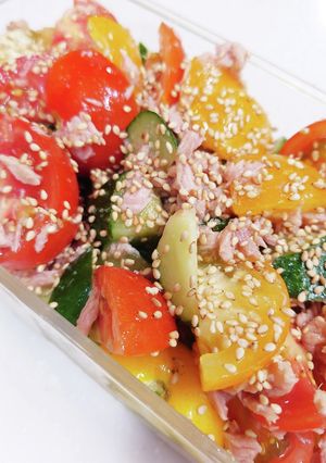 きゅうりとトマトのサラダ★すぐできる-レシピのメイン写真
