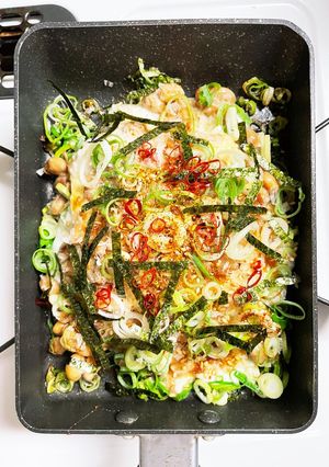 簡単☆とろろ＆納豆の豆腐ステーキ-レシピのメイン写真