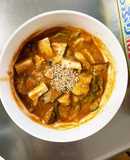 茄子椎茸簡単ハッシュドビーフ味八宝菜風