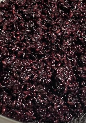 簡単な黒米（赤米）の炊き方！（茹で方？）-レシピのメイン写真