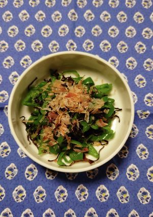 ヨウサマの減塩『農家の食事』ピーマン浸し-レシピのメイン写真