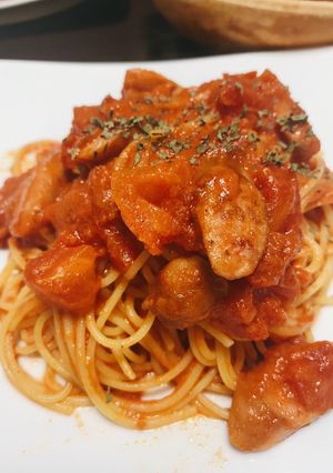 まろいトマトミルクパスタ-レシピのメイン写真