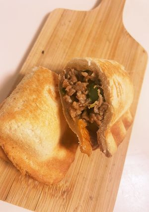 今朝の4w1hサンド「豚肉の味噌炒め」-レシピのメイン写真