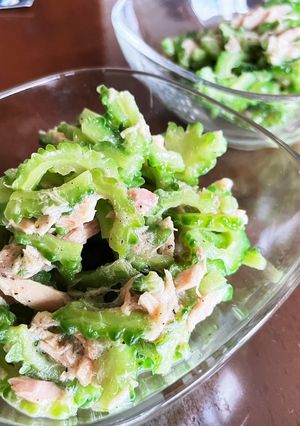 ゴーヤとツナのレモンサラダ-レシピのメイン写真