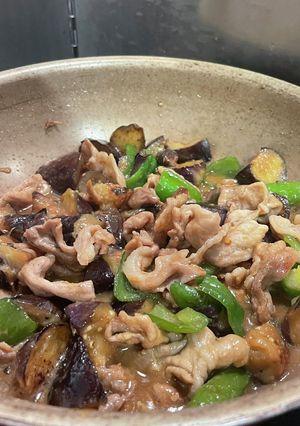 豚肉とナスとピーマンの味噌炒め-レシピのメイン写真