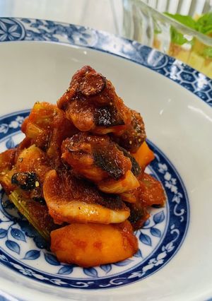 タコと香味野菜のトマト煮-レシピのメイン写真
