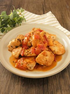 鶏肉とトマトのスパイス炒め-レシピのメイン写真